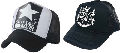 FashMade Printed Sports/Regular Cap Cap(Pack of 2)
