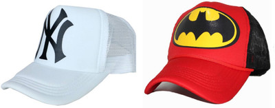 FashMade Printed Sports/Regular Cap Cap(Pack of 2)