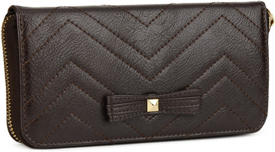 

Chemistry Casual Brown Clutch