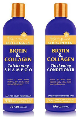 

Renpure Biotin and Collagen Thickening Shampoo & Conditioner Set, 16 Ounce Each(Set of 2)
