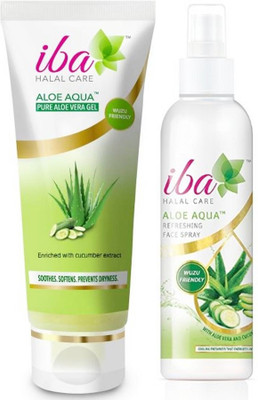 

iba halal Aloe Aqua Pure Aloe Vera Gel (100 g) and Aloe Aqua Refreshing Face Spray (100ml)(Set of 2)