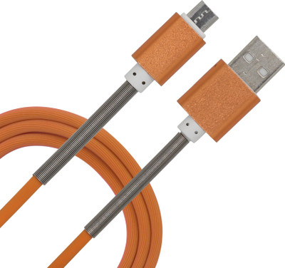 

JSTBUY SpringHead Protection Unbrakeable Mico Usb Sync & Charge Cable Type C Fast Cable For all Type C charging Phones USB C Type Cable(Orange)