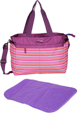 

PackNBuy Stylish Baby Diaper Bag Waves with Mat Multi Compartment Stylish Diaper Bags(Purple)