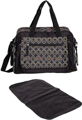

PackNBuy Stylish Baby Diaper Bag Eye Shape with Mat Multi Compartment Stylish Diaper Bags(Black)