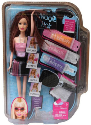 

Grab Offers HAIR-TASTIC MAGIC HAIR COLOUR & DESIGN SALON DOLL With ACCESSORIES FOR KID.(Purple)(Multicolor)