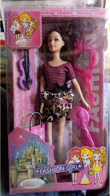 

Grab Offers 4 Corner Fashion Stylish Girl Doll Set With Cool Accessories And Dresses For Girls.(Multi)(Multicolor)