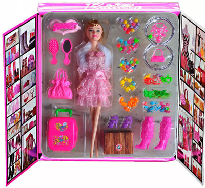 

Grab Offers Fashion Stylish Girl Doll With Cool Accessories For Girls.(Multicolor)(Multicolor)