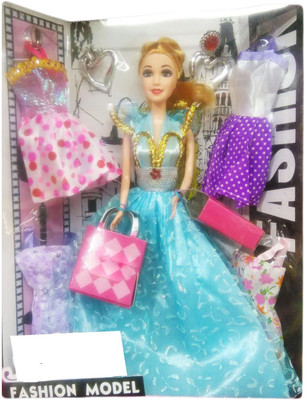 

Grab Offers Fashion Stylish Girl Doll With Cool Accessories For Girls.(Multicolor)(Multicolor)