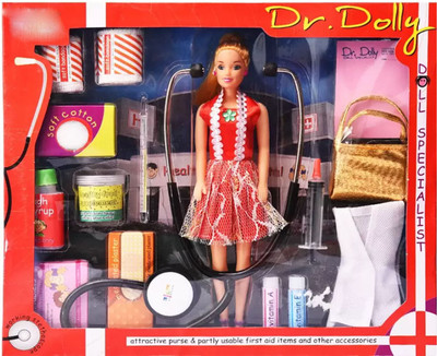 

Grab Offers Doctor Doll Set Pretend Play With Basic Medical Tools For Kids Girls.(Multicolor)