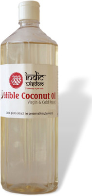 

IndicWisdom Edible Coconut oil Coconut Oil Plastic Bottle(1000 ml)