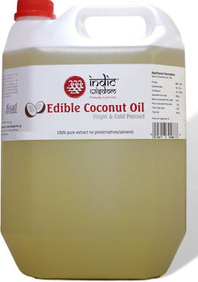 

IndicWisdom Edible Coconut oil Coconut Oil Plastic Bottle(5 L)
