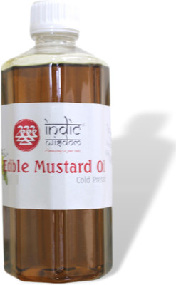 

IndicWisdom Edible Mustard oil Mustard Oil Plastic Bottle(500 ml)