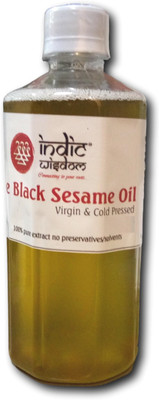

IndicWisdom Edible Black Sesame oil Sesame Oil Plastic Bottle(100 ml)