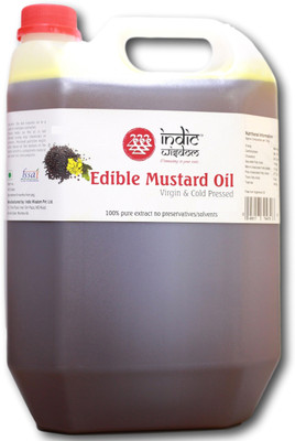 

IndicWisdom Edible Mustard oil Mustard Oil Mason Jar(5000 ml)