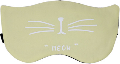 

Tootpado Eye Mask For Sleeping With Gel, Cat - Yellow (6LNT262) - Blind Fold For Travel or Daily Use(50 g)