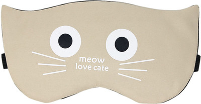 

Tootpado Eye Mask For Sleeping With Gel, Cat - Gold (6LNT256) - Blind Fold For Travel or Daily Use(50 g)