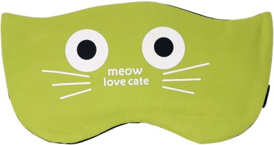 

Tootpado Eye Mask For Sleeping With Gel, Cat - Green (6LNT255) - Blind Fold For Travel or Daily Use(50 g)