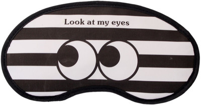 

Tootpado Eye Mask For Sleeping With Gel, Cartoon - Black (6LNT228) - Blind Fold For Travel or Daily Use(50 g)