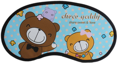 

Tootpado Eye Mask For Sleeping, Bear - Blue (6LNT105) - Blind Fold For Travel or Daily Use(50 g)
