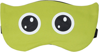 Tootpado Eye Mask For Sleeping With Gel, Cartoon - Green (6LNT247) - Blind Fold For Travel or Daily Use(50 g)