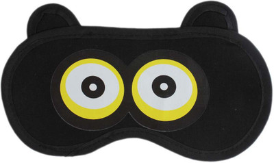 

Tootpado Eye Mask For Sleeping, Cartoon - Black (6LNT108) - Blind Fold For Travel or Daily Use(50 g)