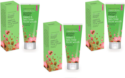 

Aroma Magic Neem & Tea Tree Pack Of 3 Face Wash(300 ml)