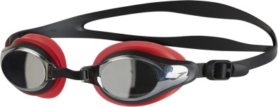 

Speedo M. Supreme Mirror Goggles Swimming Goggles(Red), Red/silver