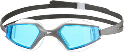 Speedo AQUAPULSE MAX ADULT - SILVER / BLUE Swimming Goggles(Silver, Blue)
