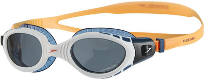 

Speedo FUTURA BIOFUSE FSEAL TRI GOGGLE ADULT - FLUO ORG/WH/SMOKE Swimming Goggles(Orange, White), Fluo orange/white/smoke