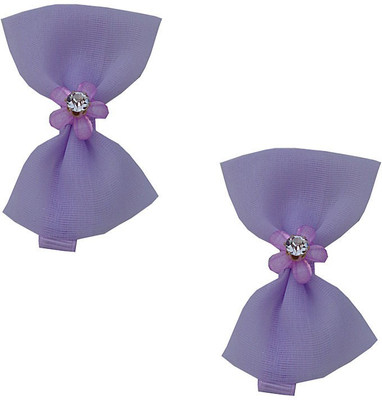 

Trendeela.com Feriha Purple Pair Of Bow Hair Clip(Purple)