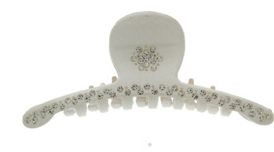 

Anuradha Art Jewellery Clutcher Hair Claw(White)
