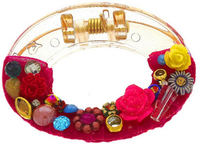 

Anuradha Art Jewellery Clutcher Hair Claw(Pink)