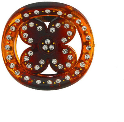 Anuradha Art Jewellery Clutcher Hair Claw(Brown)