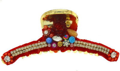 

Anuradha Art Jewellery Clutcher Hair Claw(Red)