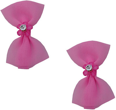 

Trendeela.com Feriha Pink Pair Of Bow Hair Clip(Pink)