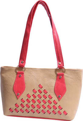 

landlord Shoulder Bag(White, Pink), Pink;white