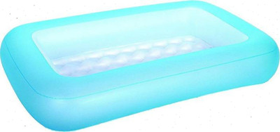 

Skyup 5ft Kids Inflatable Rectangular Swimming Bath Tub Inflatable Pool(Blue)