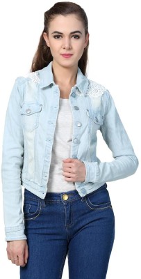 KOTTY Full Sleeve Solid Women Denim Jacket