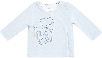 

Mini Klub Full Sleeve Applique Baby Girls Jacket, Blue