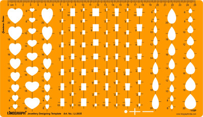 

LINOGRAPH Li-2035 Jewelry Design Template(Pack of 115)