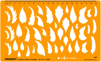 

LINOGRAPH Li-2026 Jewelry Design Template(Pack of 46)