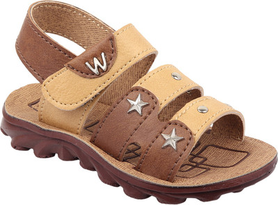 

WINDY Boys & Girls Velcro Flats(Beige, Beize