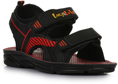 

Liberty Boys Velcro Flats(Black, Red