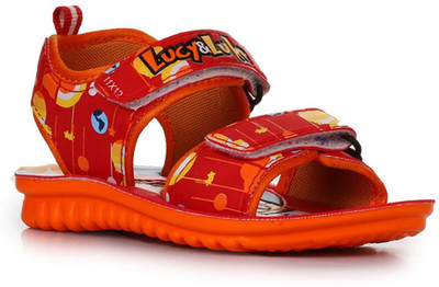 

Liberty Boys Velcro Flats(Red