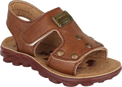 

WINDY Boys & Girls Velcro Flats(Brown