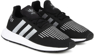 

ADIDAS ORIGINALS Boys Lace Running Shoes(Black, Cblack/silvmt/ftwwht