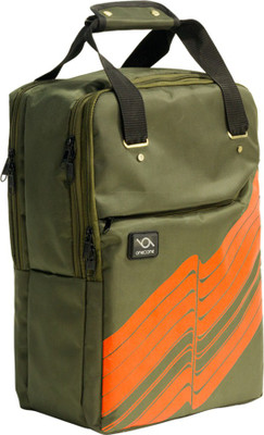 

One O One 17 inch Laptop Backpack(Green, Orange)