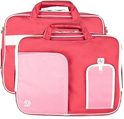 

Vangoddy 13 inch Laptop Messenger Bag(Pink)