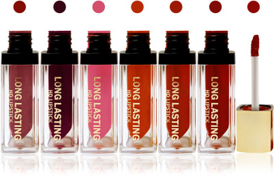 

Seven Cosmetics Makeup Hd Long Lasting Liquid Matte Lipstick set of 6 Fashion Color(multicolor 3, 30 ml)