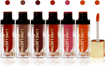 

Seven Cosmetics Makeup Hd Long Lasting Liquid Matte Lipstick set of 6 Fashion Color(multicolor 1)